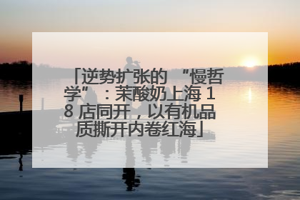 逆势扩张的 “慢哲学”：茉酸奶上海 18 店同开，以有机品质撕开内卷红海
