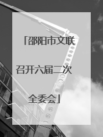 邵阳市文联召开六届二次全委会