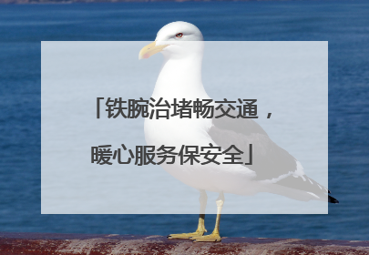 铁腕治堵畅交通，暖心服务保安全