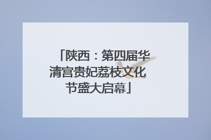 陕西：第四届华清宫贵妃荔枝文化节盛大启幕