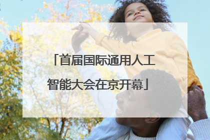 首届国际通用人工智能大会在京开幕