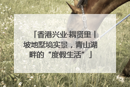 香港兴业·耦贤里丨坡地墅境实景，青山湖畔的“度假生活”