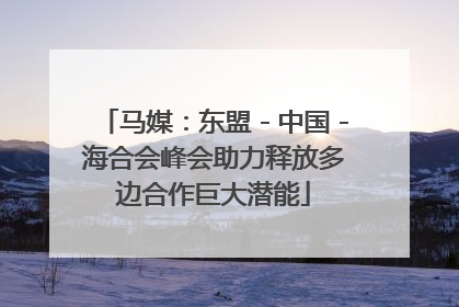 马媒：东盟－中国－海合会峰会助力释放多边合作巨大潜能