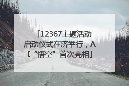 12367主题活动启动仪式在济举行，AI“悟空”首次亮相