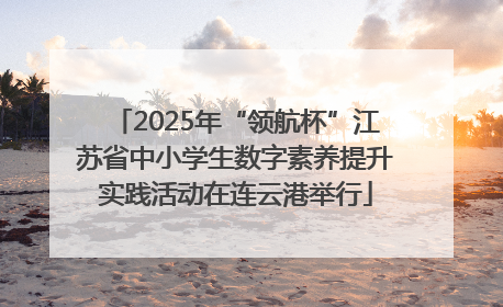 2025年“领航杯”江苏省中小学生数字素养提升实践活动在连云港举行