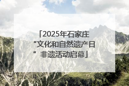 2025年石家庄“文化和自然遗产日”非遗活动启幕