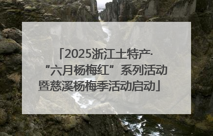 2025浙江土特产·“六月杨梅红”系列活动暨慈溪杨梅季活动启动