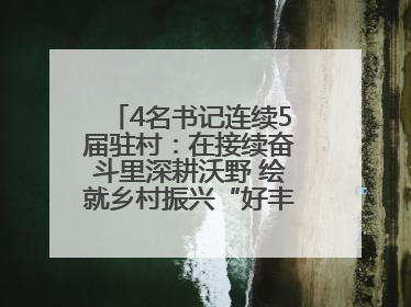 4名书记连续5届驻村：在接续奋斗里深耕沃野 绘就乡村振兴“好丰景”——浦发银行南京分行助力脱贫攻坚、帮促乡村振兴记事（二）